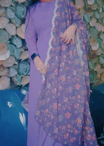 Anarkali With Dupatta