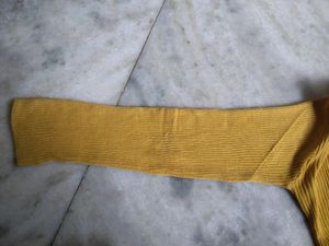 Ribbed Mustard Yellow Sweater