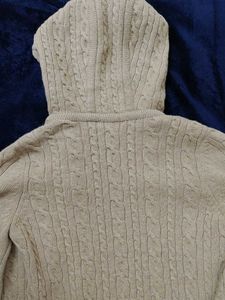 Hooded Knit Cardigan
