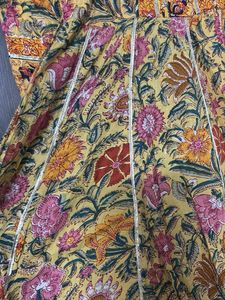 Yellow Anarkali Kurti