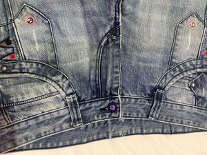 Embroidered Denim Jeans