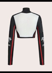 Racer Style Crop Top