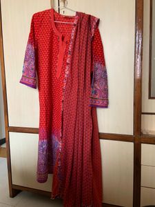 Biba Kurta And Dupatta Set For Women
