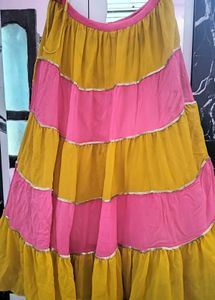 3 Pcs DESIGNER BLOUSE AND LEHNGA
