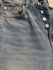 H&amp;M SLIM STRAIGHT HIGH ANKLE JEANS