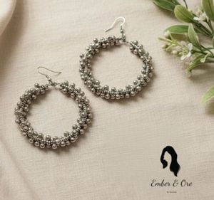 Ember & Ore Silver Hoop Earrings