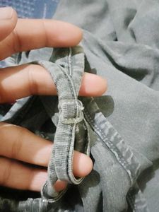 Simple Gray Dresswith Adjustable Strap Not Used