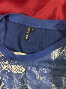 Blue Floral Print Dress