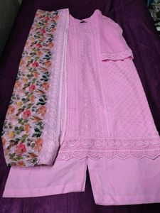 Unworn Beautiful Georgette Kurta Set On Sale!