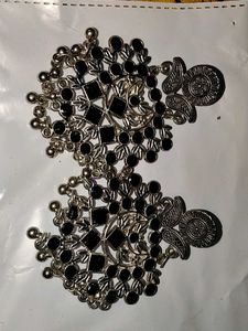 Elegant Black Stone Earrings