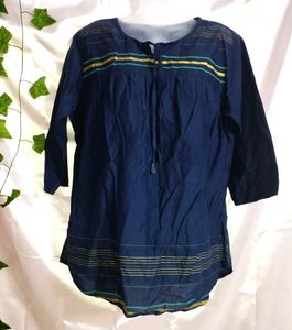 Dark Blue Kurti
