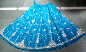 Fairy Blue Color Lehnga With Chunni