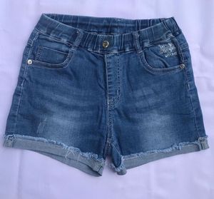 Denim Cotton Shorts