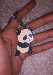 Adorable Panda Keychain Charm 🐼🤍