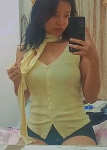 Cute Yellow Tank Top