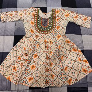 Short Round Neck Kurti