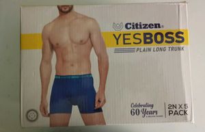 Men's Underwear 2  ( Plain Long Trunk)