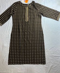 BLACK KURTA