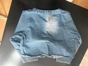 Denim Cropped Jacket