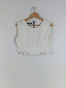 Crop Top With Bow Detailing