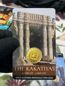 Kakatiyas Gold Gadyana Reproduction Coin
