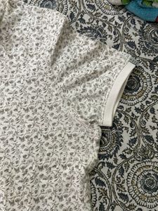 Blackberrys Casual Floral Print Polo
