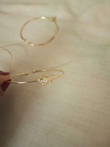 Gold Plated Celestial Bangle Set