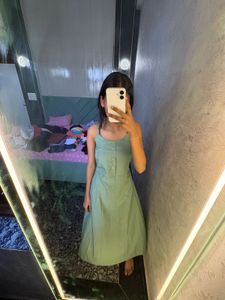 Olive Green Sundress