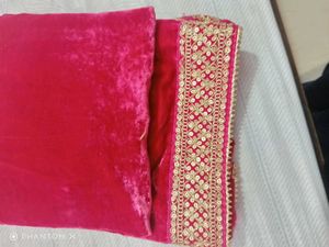 Pink Velvet Kurta