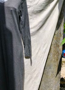 I. Elegant Grey Midi Dress