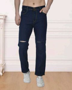 Men Luxury Black Denim Jeans