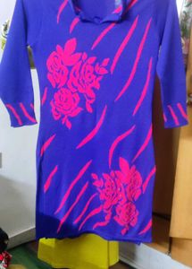 Women Wollen Kurtis Combo Of 4