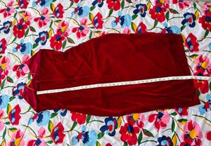 Elegant Bodycon Maroon Dress With Side Slit