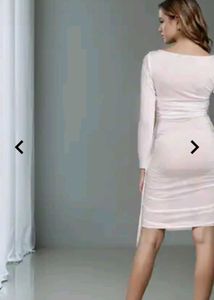 Elegant White Bodycon Dress