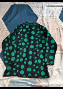 Cute Green Cardigan &amp; Top Set