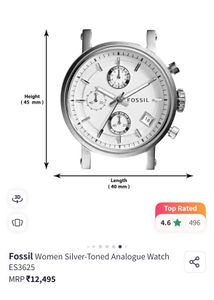 Fossil Boyfriend Watch Used Once