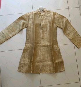 Kids golden kurta