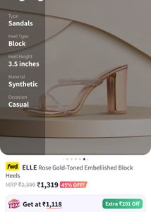 ELLE  Block Heel