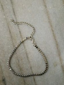 Silver Heart Chain Bracelet/Anklet