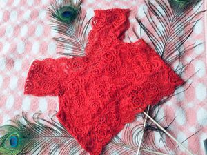 Crimson Lace Bralette – Romantic ,Radiant, Refined