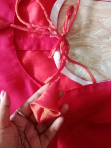 Saree With Stitched Blouse New