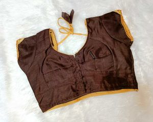 Brown Kolkata blouse