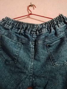 Stylish Blue Denim Joggers