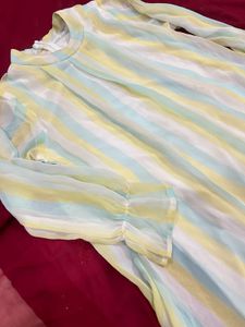 Striped Pastel Top