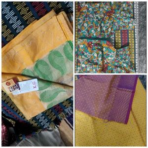 Free Gift With New Designer Banrasi Patola Saree