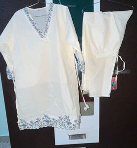 Beautiful Embroidery Work Cord Set