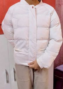 White Puffer Jacket 💕💥price Drop