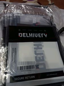 Delhivery Courier Bag With Attached SHIPPING LABEL POD (PVC)