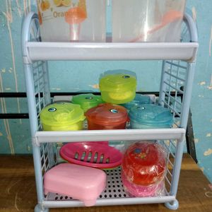 3-Tier Plastic Shelf