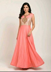 anarkali gown with dupatta and salvar Elegant Ethn